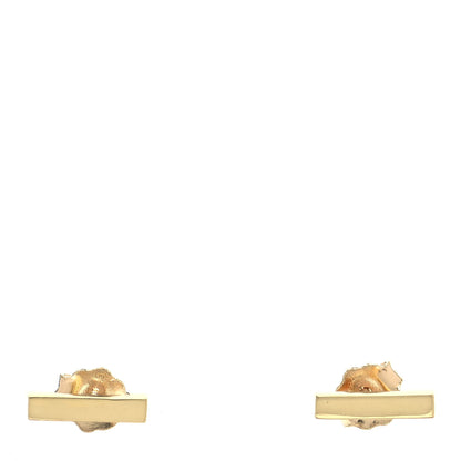 Jennifer Meyer 18K Yellow Gold Bar Stud Earrings 1 of 4