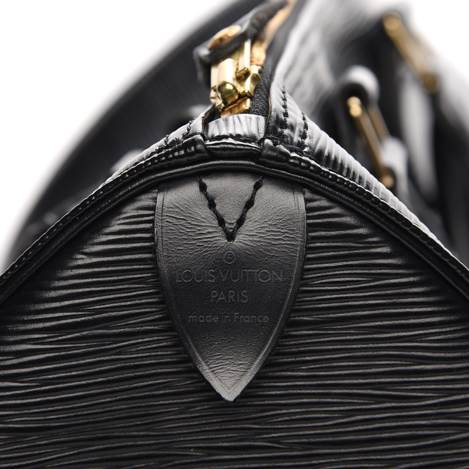 Louis Vuitton Epi Speedy 35 Black 6 of 9