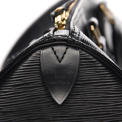 Louis Vuitton Epi Speedy 35 Black 6 of 9