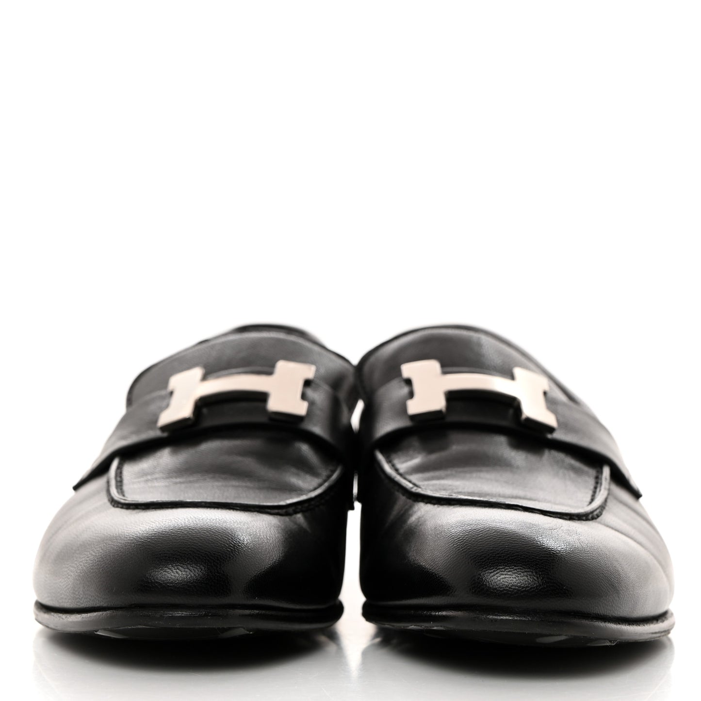 Goatskin Womens Paris Loafers 36 Black