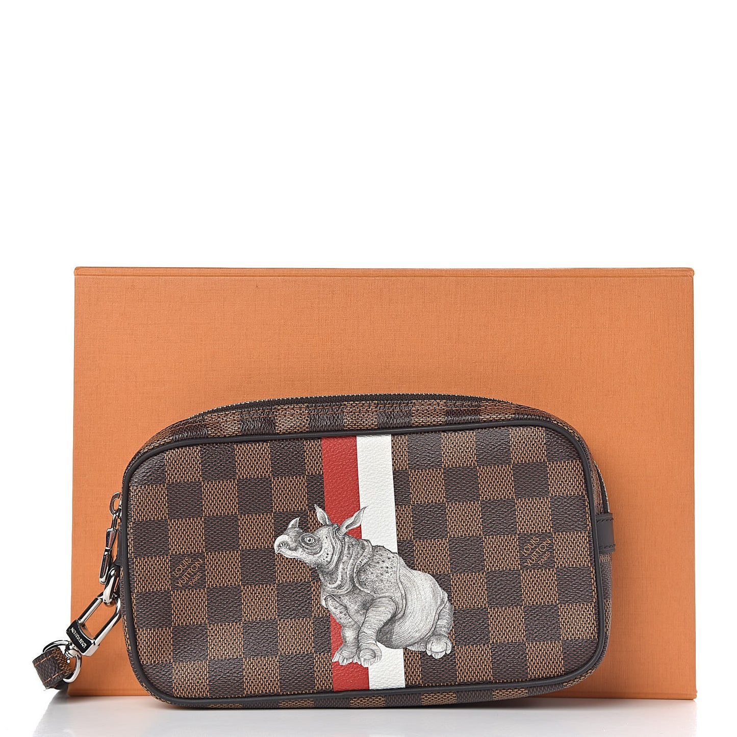 Savane Damier Ebene Rhinoceros Pochette Volga