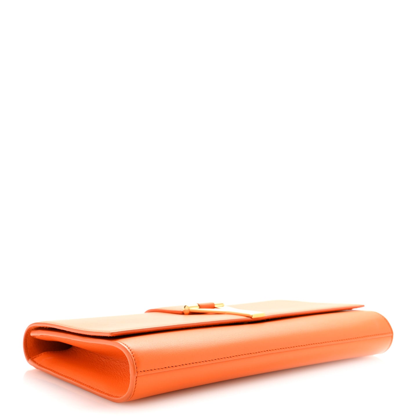 Calfskin Classic Y Ligne Wallet Orange