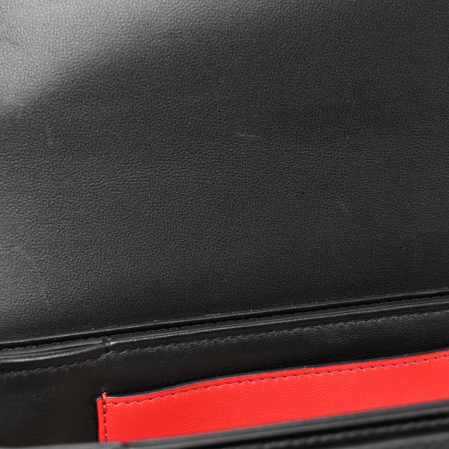Smooth Calfskin Supervee Shoulder Bag Black