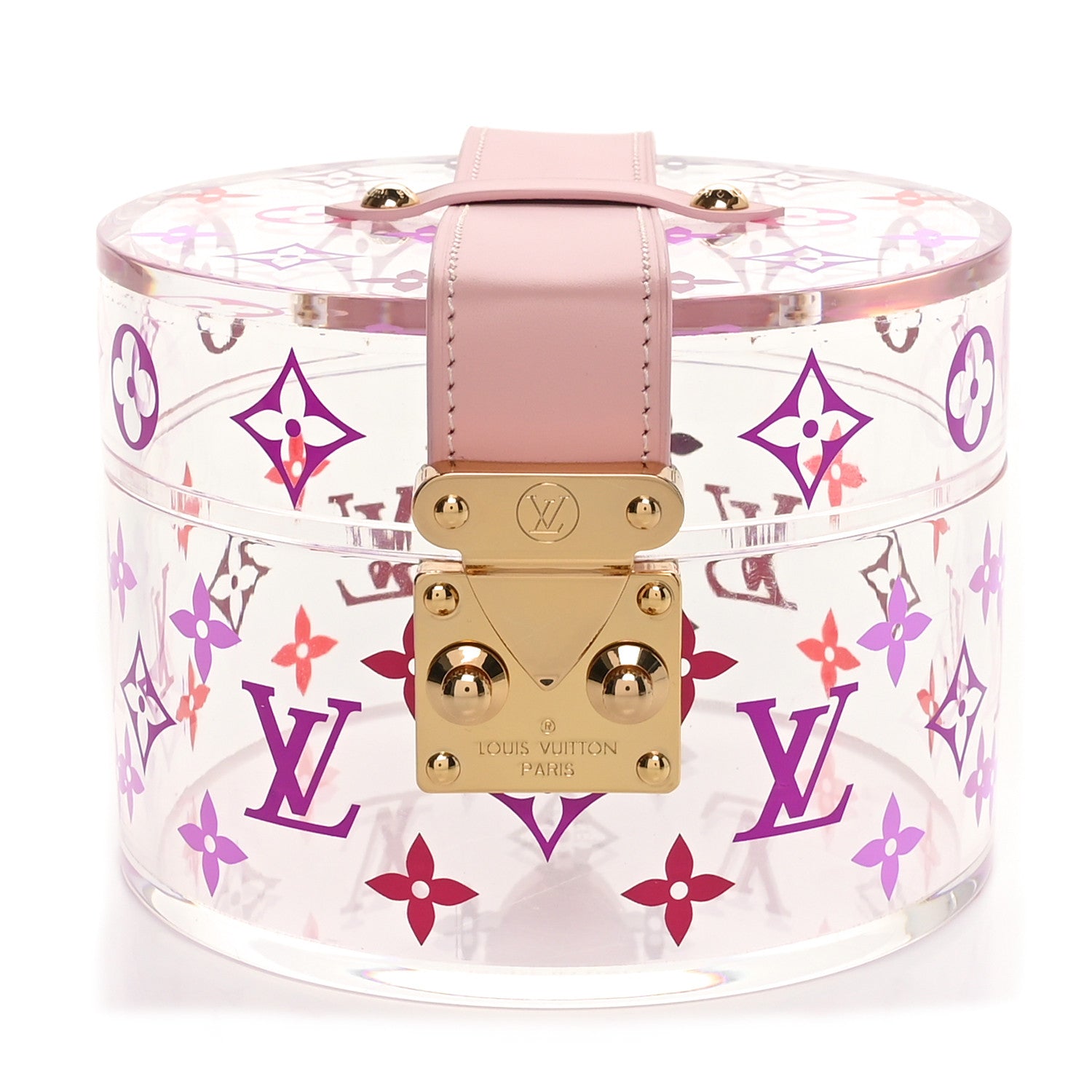 Louis Vuitton Transparent Plexiglass Box Scott Rose Ballerine 1 of 8