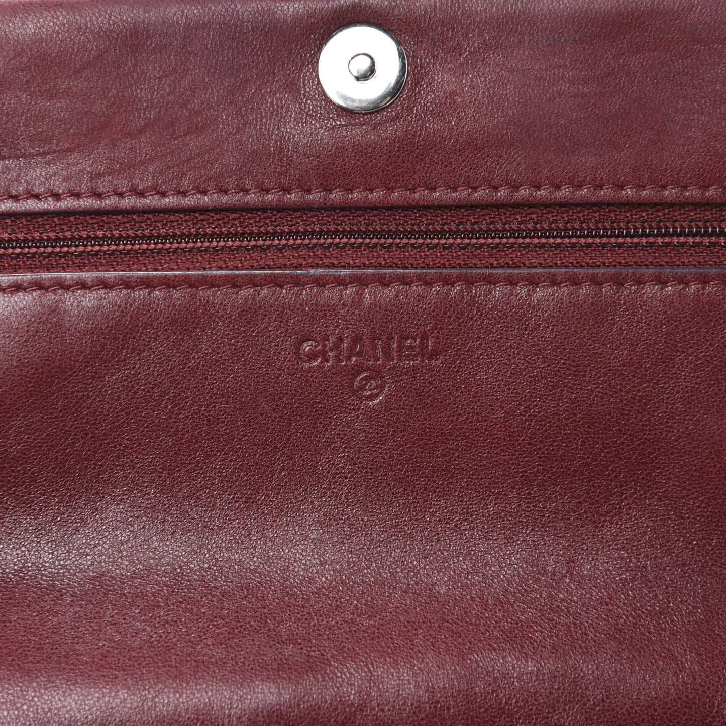 Lambskin Quilted Single Flap Red
