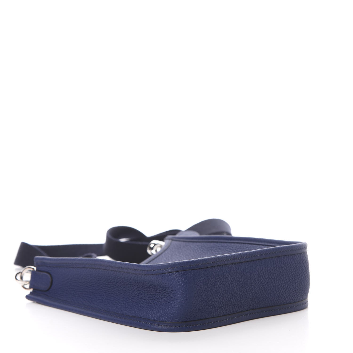 Hermes Taurillon Clemence Amazone Evelyne TPM Blue Saphir Blue Indigo 4 of 11