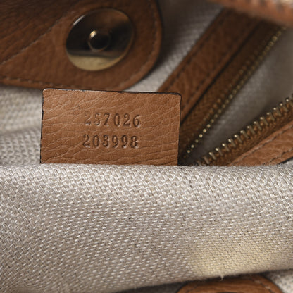 Gucci Monogram Medium Marrakech Hobo Camel 7 of 13