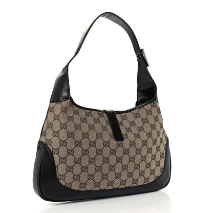 Gucci Monogram Web Small Jackie O Hobo Dark Brown 3 of 10
