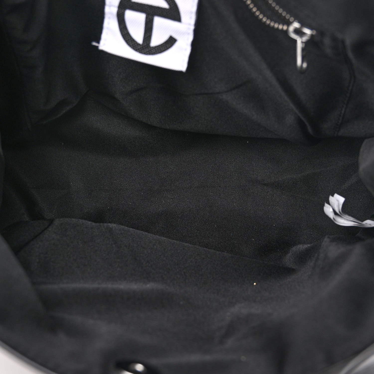 Telfar Patent Vegan Leather Medium Shopping Bag Black 5 of 10