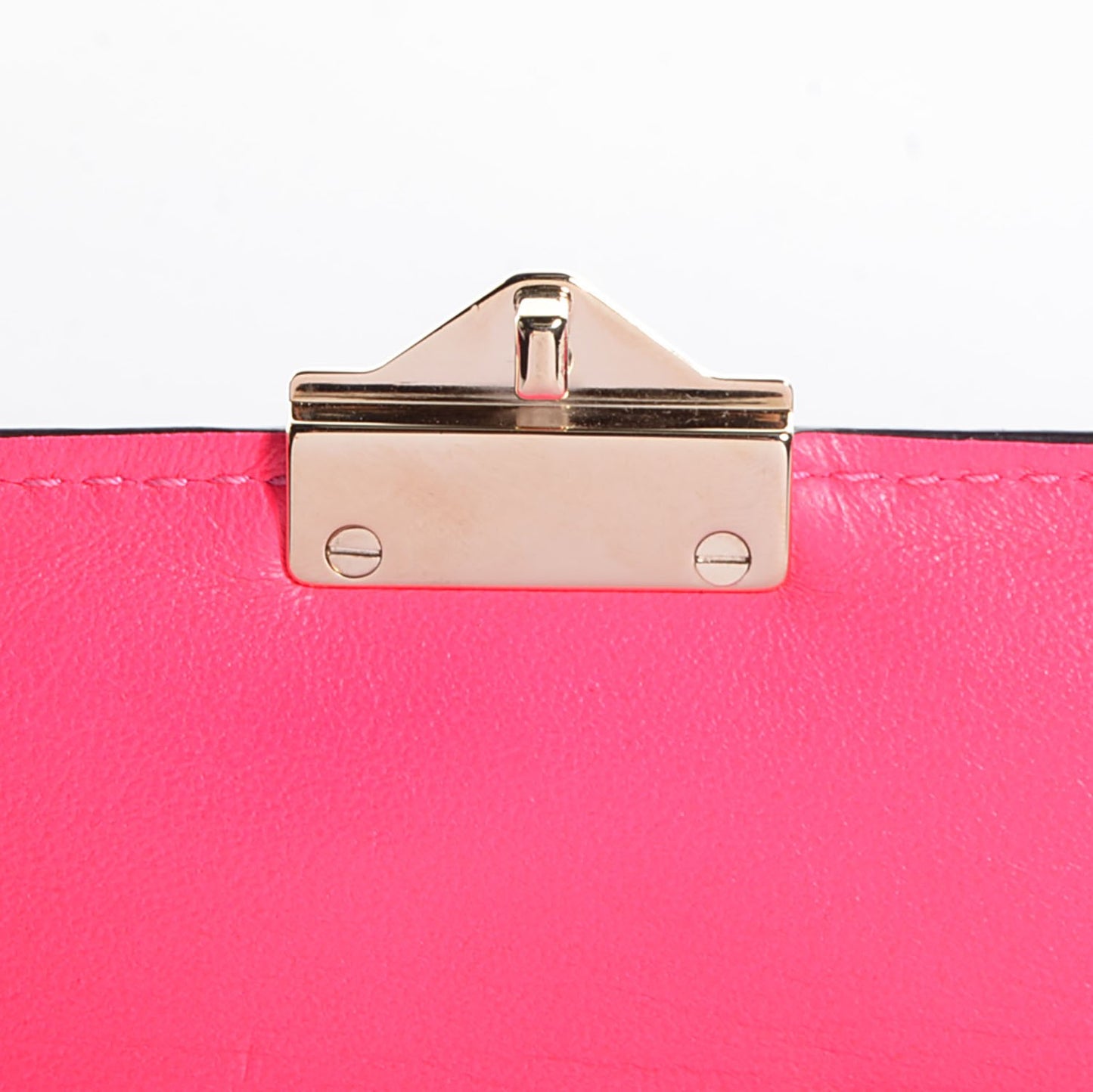 Nappa Canvas Camouflage Medium Glam Lock Rockstud Flap Fuxia Fluo