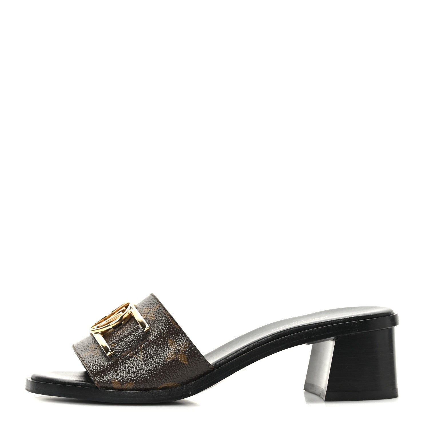 Louis Vuitton Monogram Lock It Mules 35 1 of 8