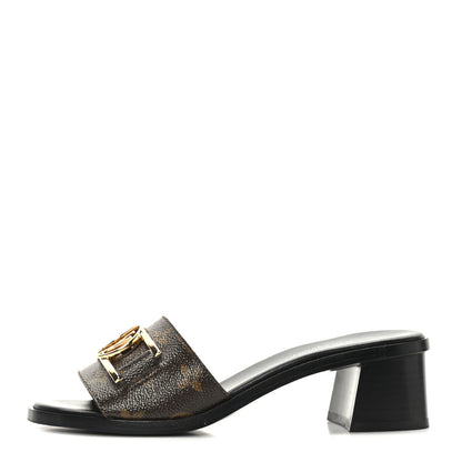 Louis Vuitton Monogram Lock It Mules 35 1 of 8