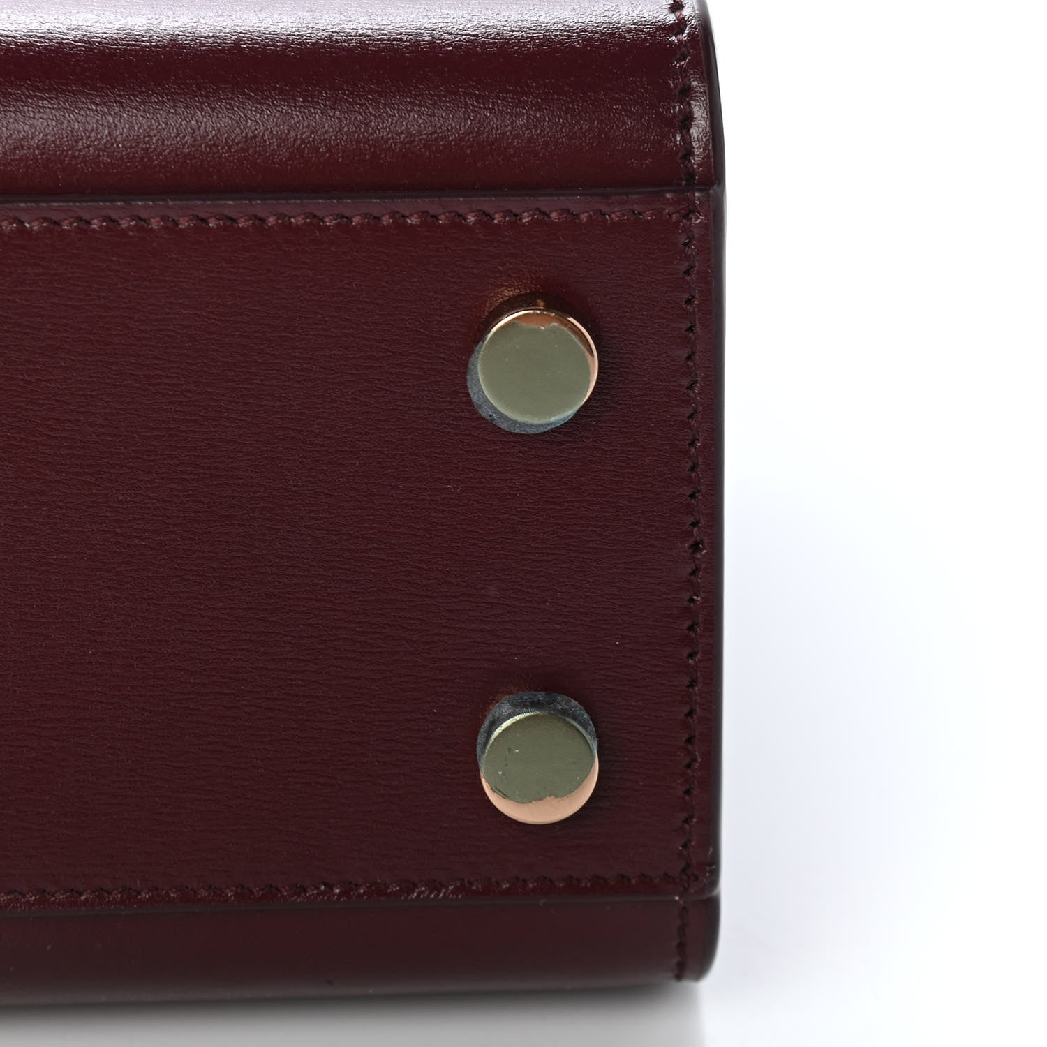 Saint Laurent Calfskin Nano Sac De Jour Dark Amaranto 11 of 12