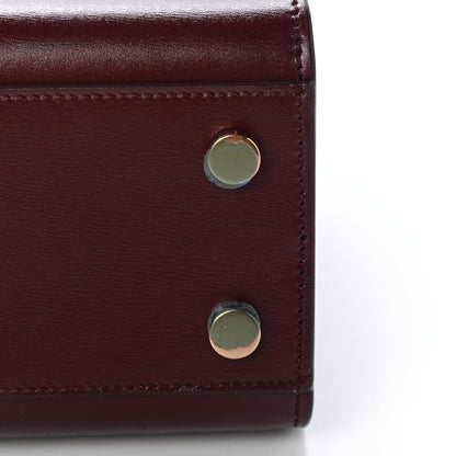 Saint Laurent Calfskin Nano Sac De Jour Dark Amaranto 11 of 12