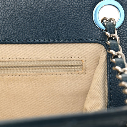 Chanel Caviar Quilted Timeless CC Shopping Tote Blue 11 of 16