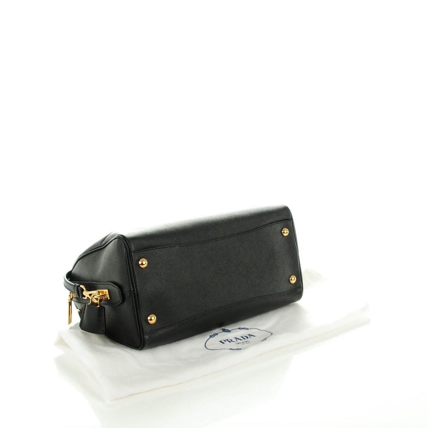 Saffiano Lux Bowler Black