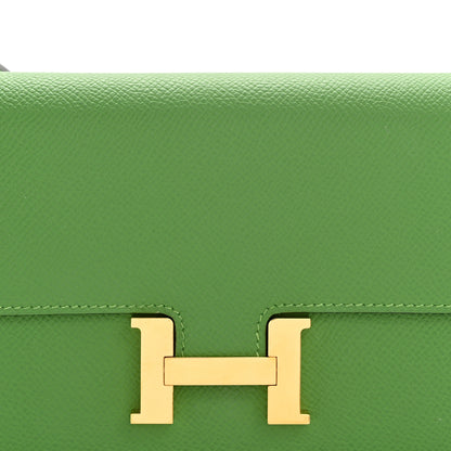 Hermes Epsom Constance Long To Go Wallet Vert Yucca 7 of 12