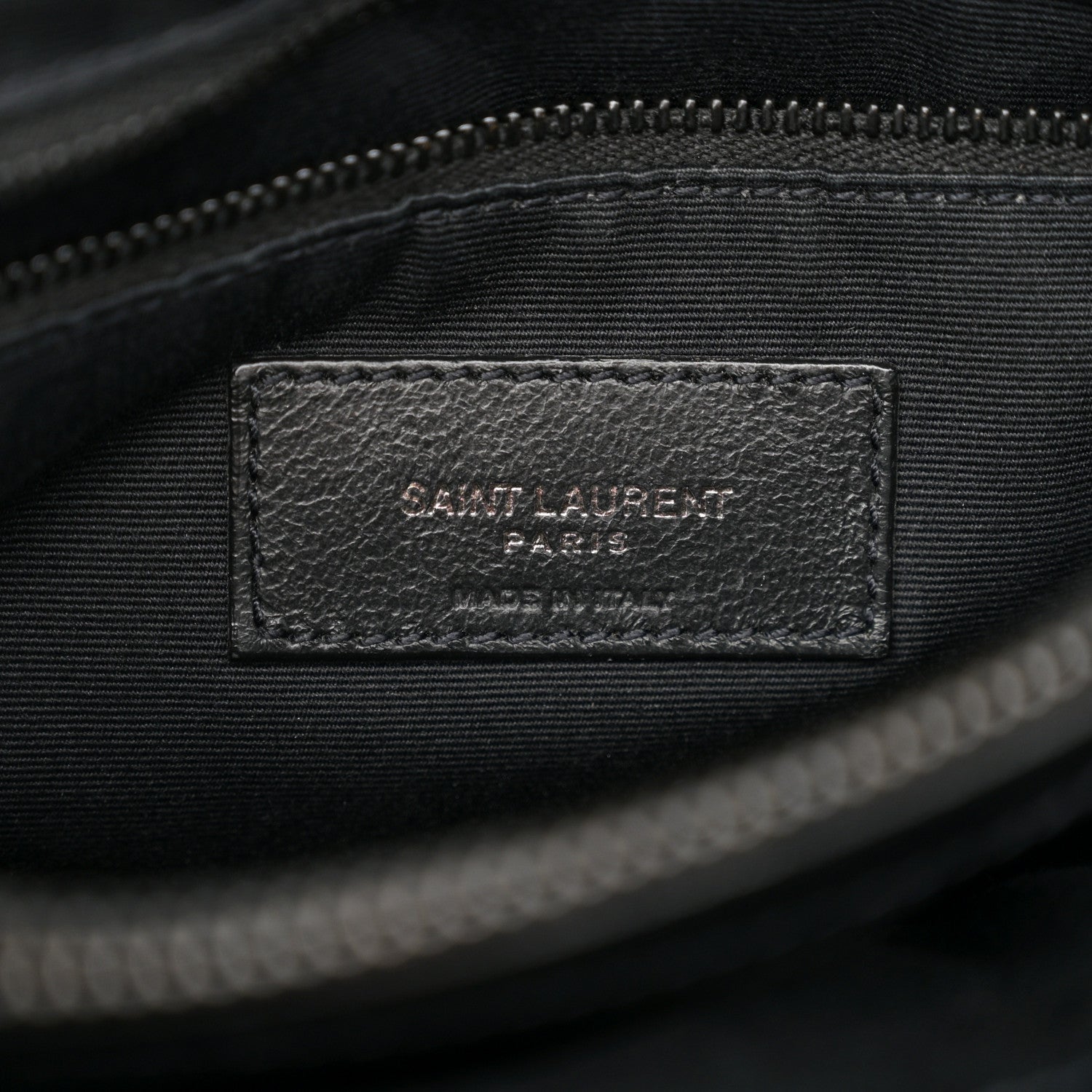 Saint Laurent Calfskin Y Quilted Monogram Monochrome Medium Loulou Chain Satchel Black 6 of 13