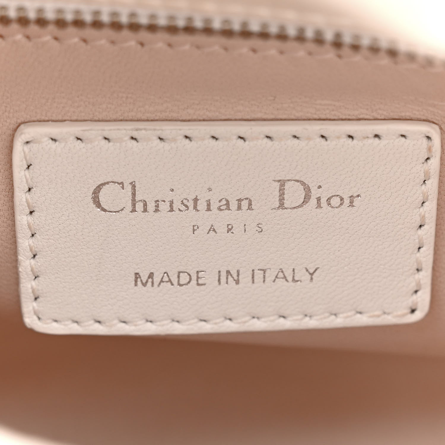 Christian Dior Satin Beaded Floral Embroidered Mini Lady Dior White Multicolor 6 of 19