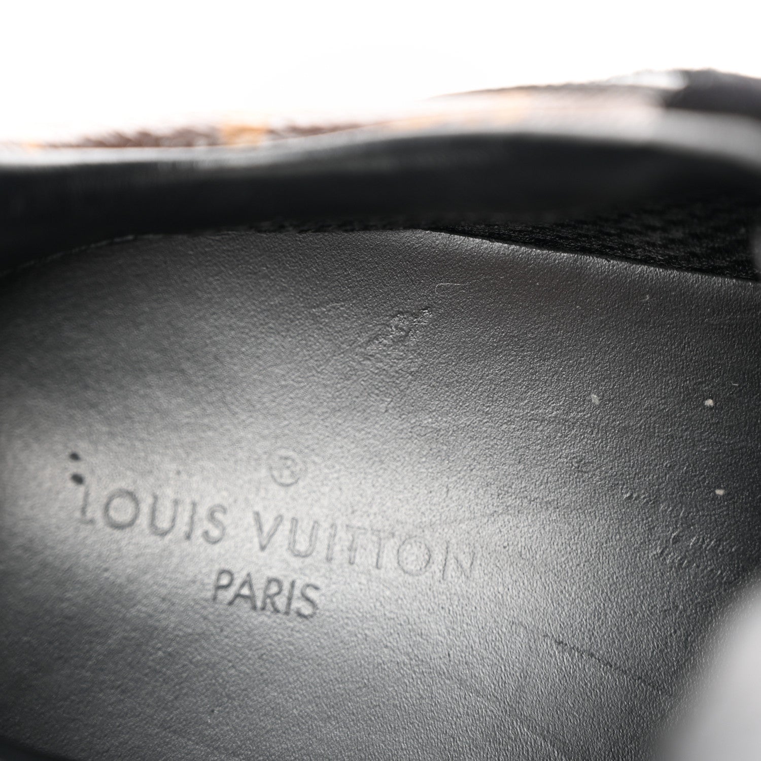 Louis Vuitton Suede Monogram Run Away Sneakers 37.5 Black 12 of 12