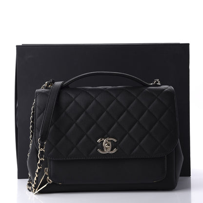 Chanel Caviar Quilted Large Business Affinity Flap Black 11 of 11