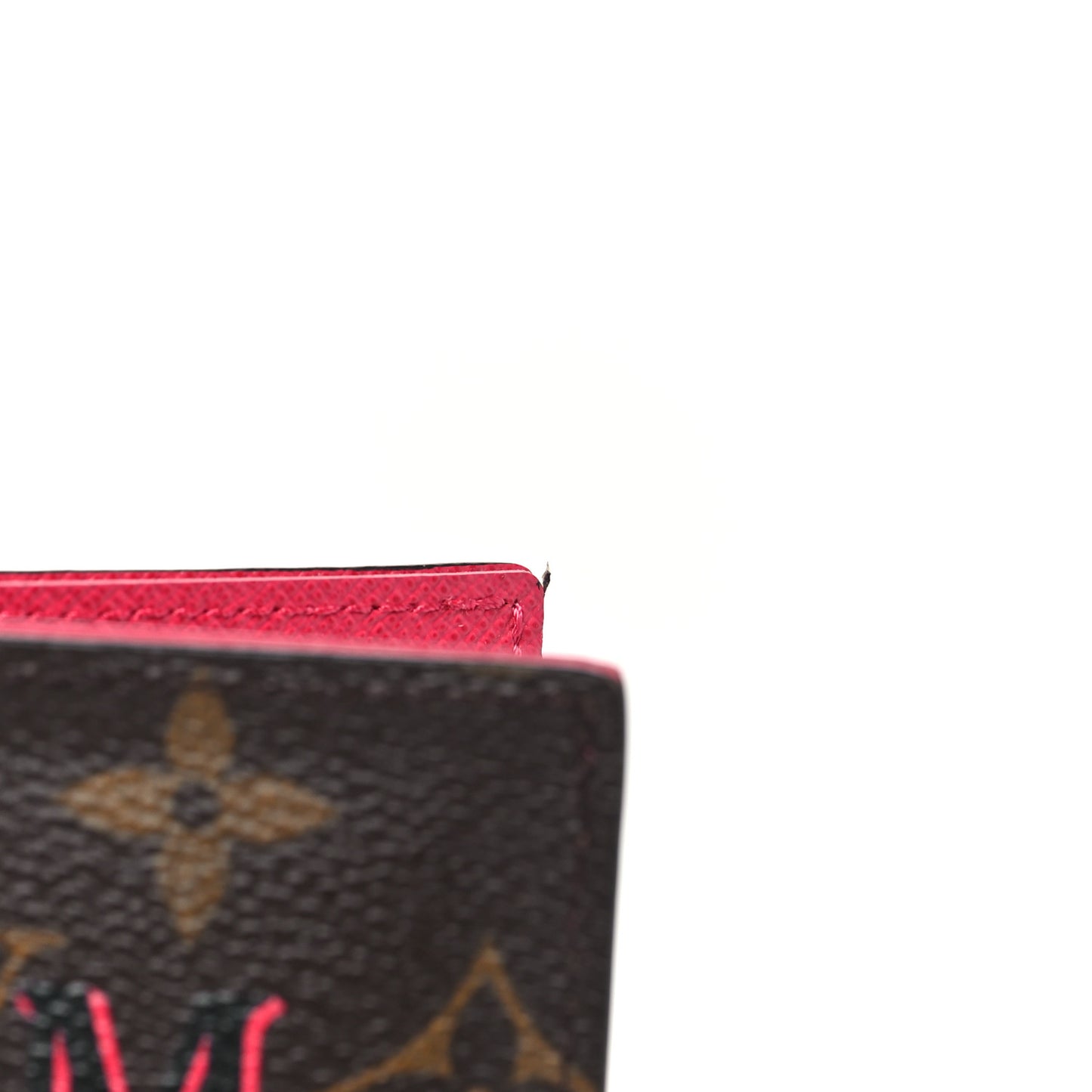 Monogram My LV Heritage Passport Cover Fuchsia Black