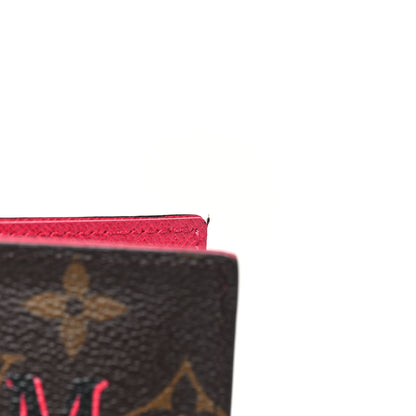 Louis Vuitton Monogram My LV Heritage Passport Cover Fuchsia Black 8 of 8