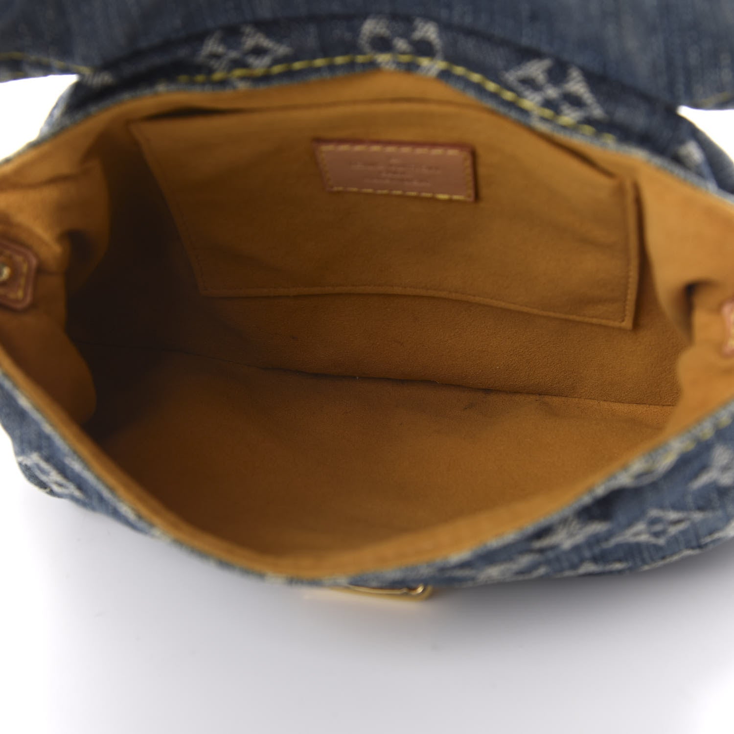 Louis Vuitton Monogram Denim Mini Pleaty Blue 5 of 9