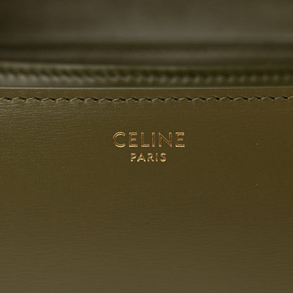Celine Box Calfskin Small Classic Box Flap Bag Army Green 6 of 11