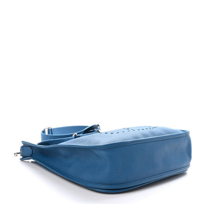 Hermes Courchevel Evelyne GM Bleu France 4 of 10