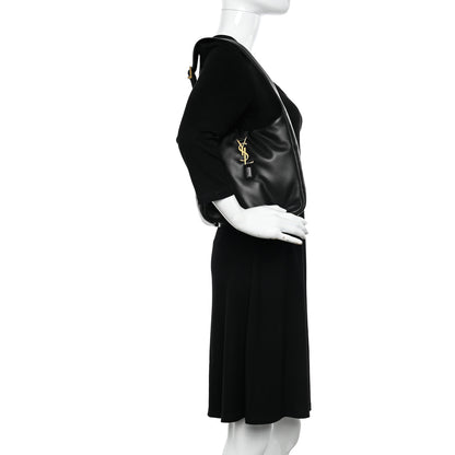 Saint Laurent Padded Lambskin Small Le 5 A 7 Supple Hobo Black 2 of 10