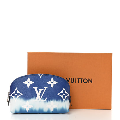 Louis Vuitton Monogram Giant Escale Cosmetic Pouch Blue 8 of 8