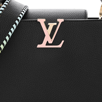 Louis Vuitton Taurillon Capucines MM Rainbow Black 7 of 9