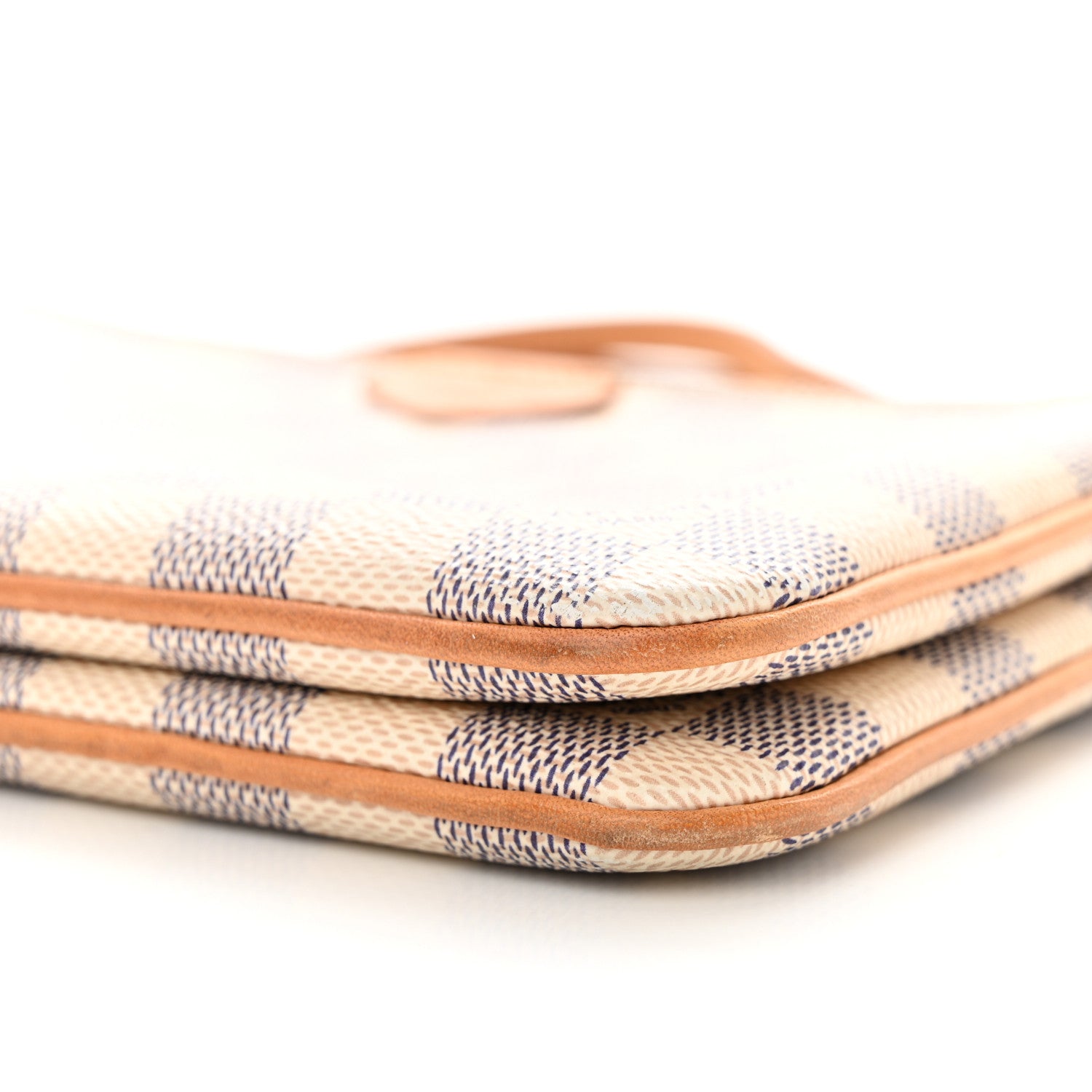 Louis Vuitton Damier Azur Double Zip Pochette 9 of 16