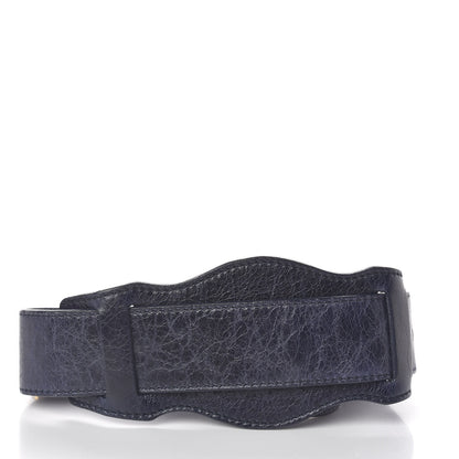 Balenciaga Agneau Shoulder Strap Bleu Obscur 2 of 3