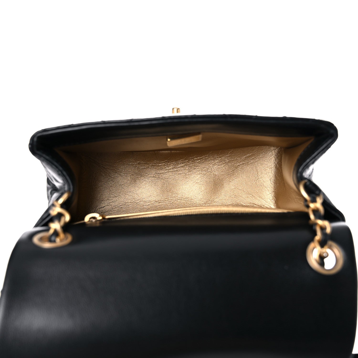 Chanel Lambskin Quilted Mini Pearl Crush Flap Black 5 of 10