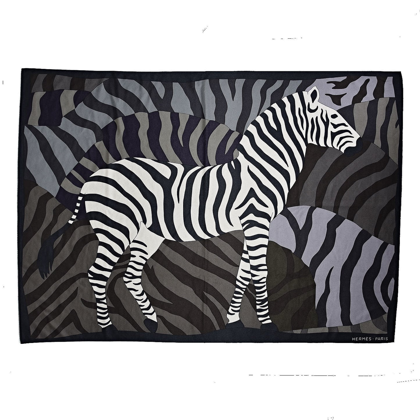 Cashmere Silk Zebra Blanket