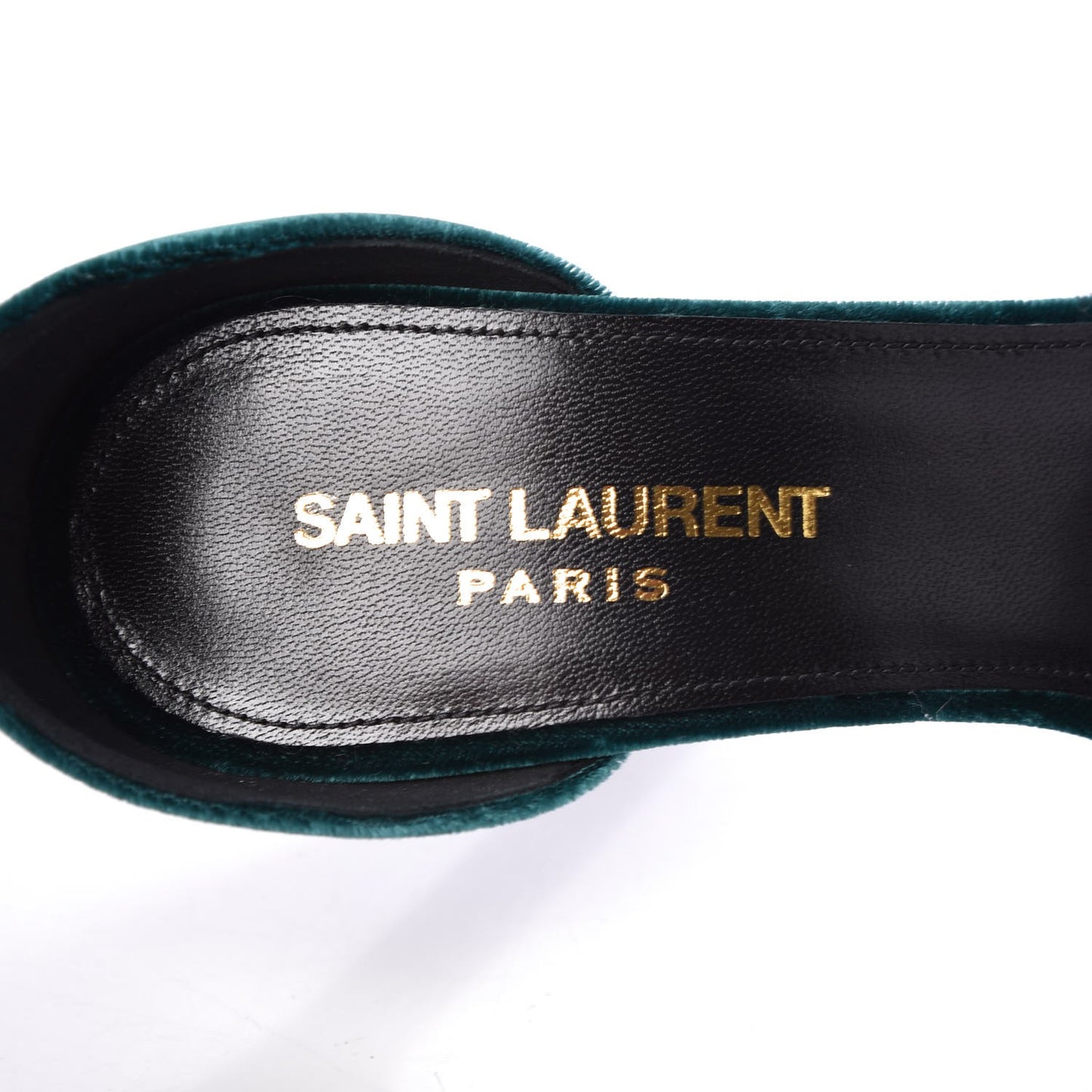 Velvet Amber 105 Ankle Strap Sandals 35 Malachite