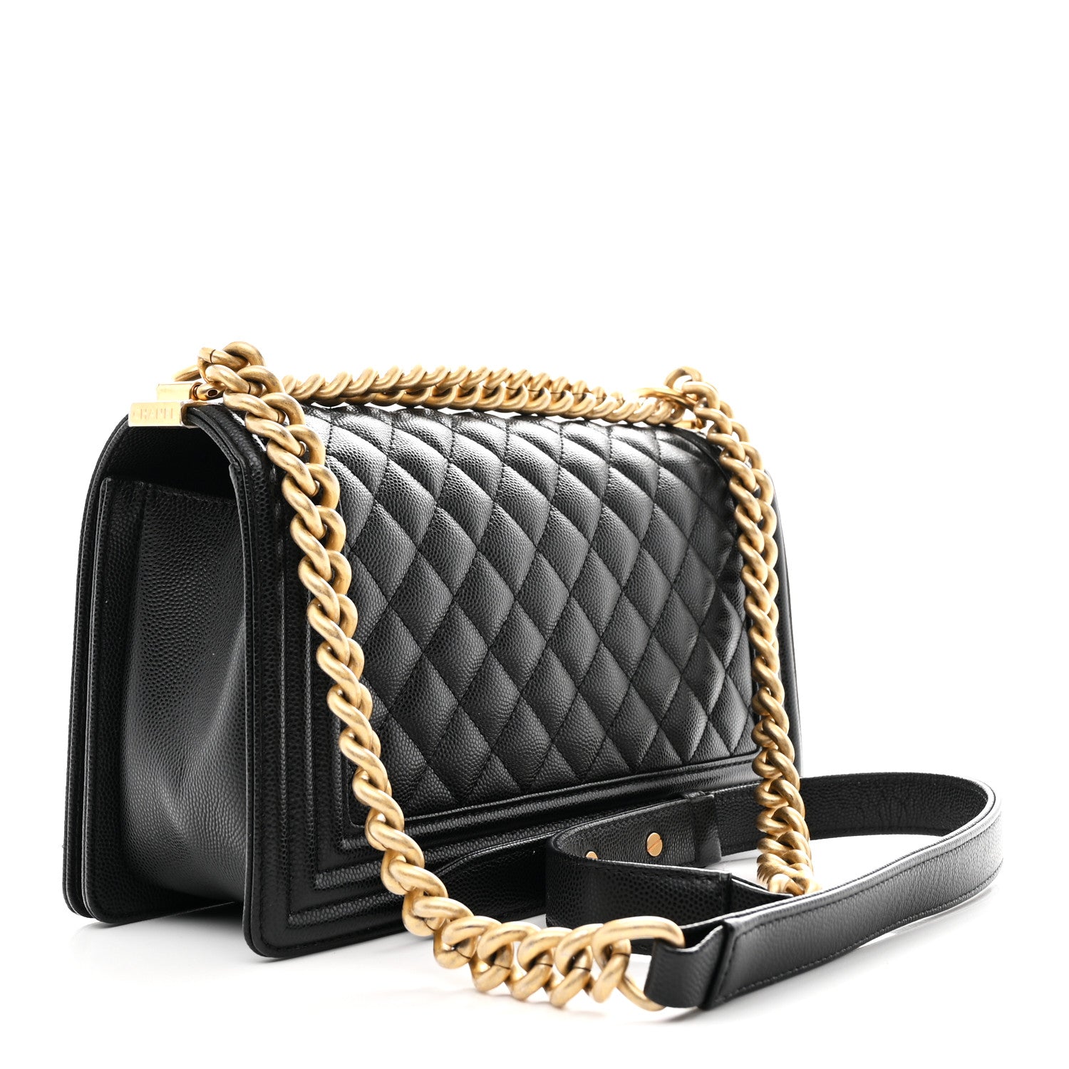 Chanel Caviar Quilted Medium Boy Flap Black 3 of 11