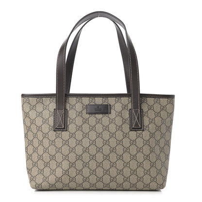 Gucci GG Supreme Monogram Small Joy Tote Dark Brown 1 of 12