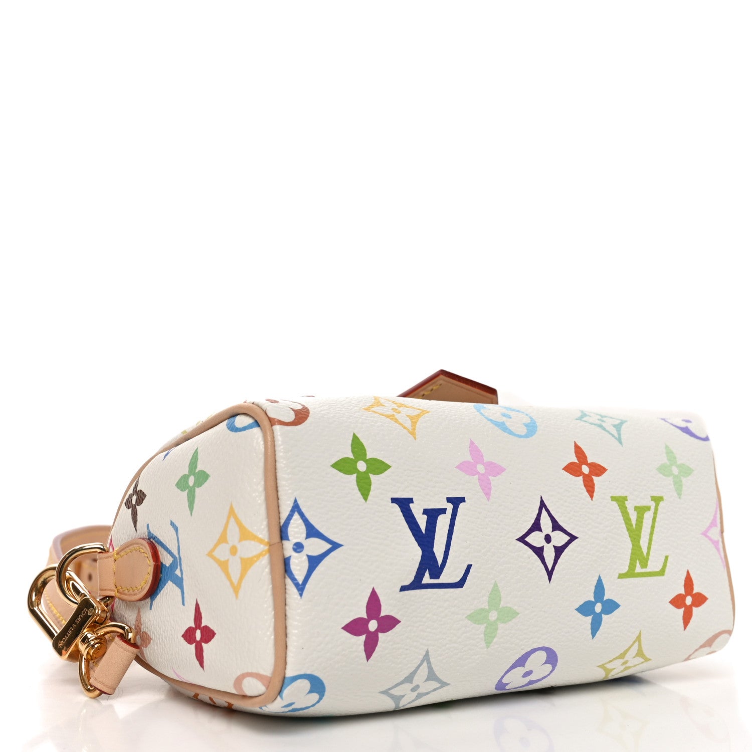 Louis Vuitton LV X TM Monogram Multicolor Nano Speedy White 4 of 10