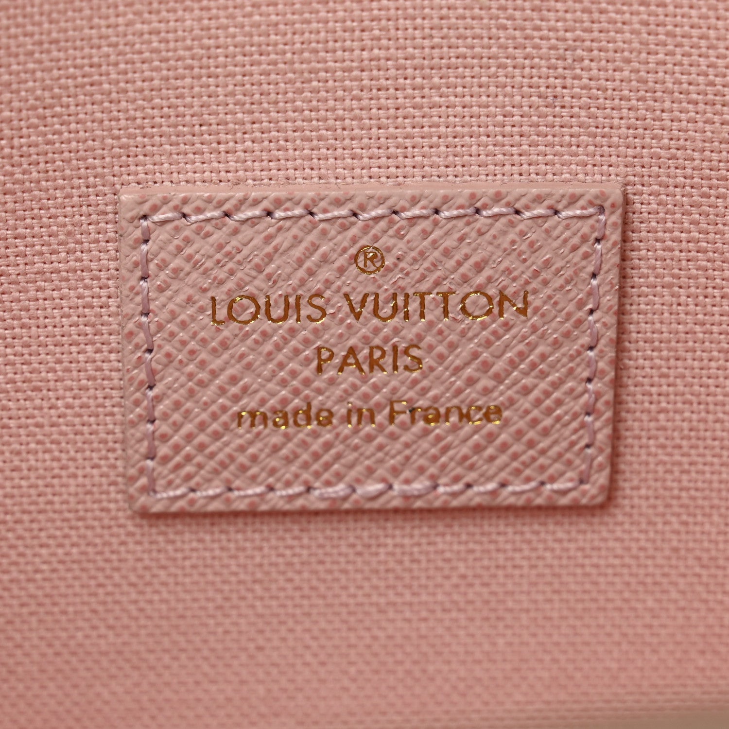Louis Vuitton Damier Azur Pochette Felicie Chain Wallet Rose Ballerine 7 of 11