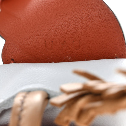 Hermes Milo Lambskin Grigri Rodeo Pegase Horse Bag Charm PM Bleu Brume Chai Cornaline 4 of 6
