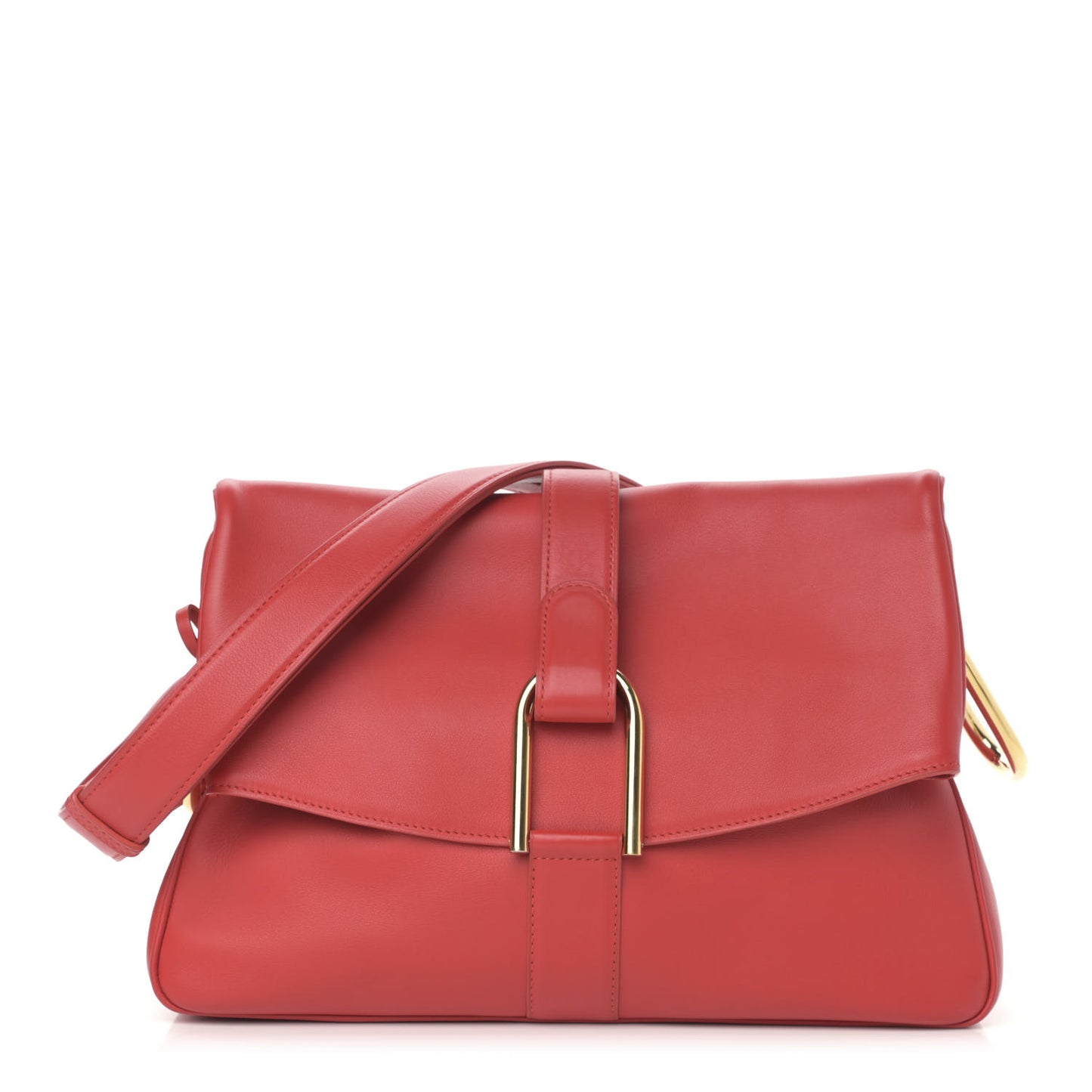 Calfskin Givry Shoulder Bag Red
