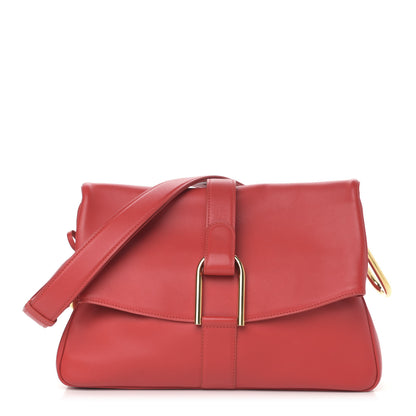 Delvaux Calfskin Givry Shoulder Bag Red 1 of 15