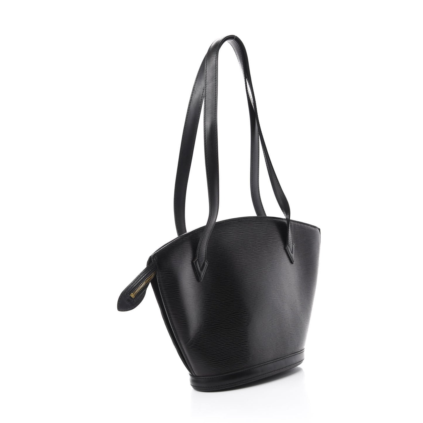 Epi Saint Jacques PM Long Straps Black