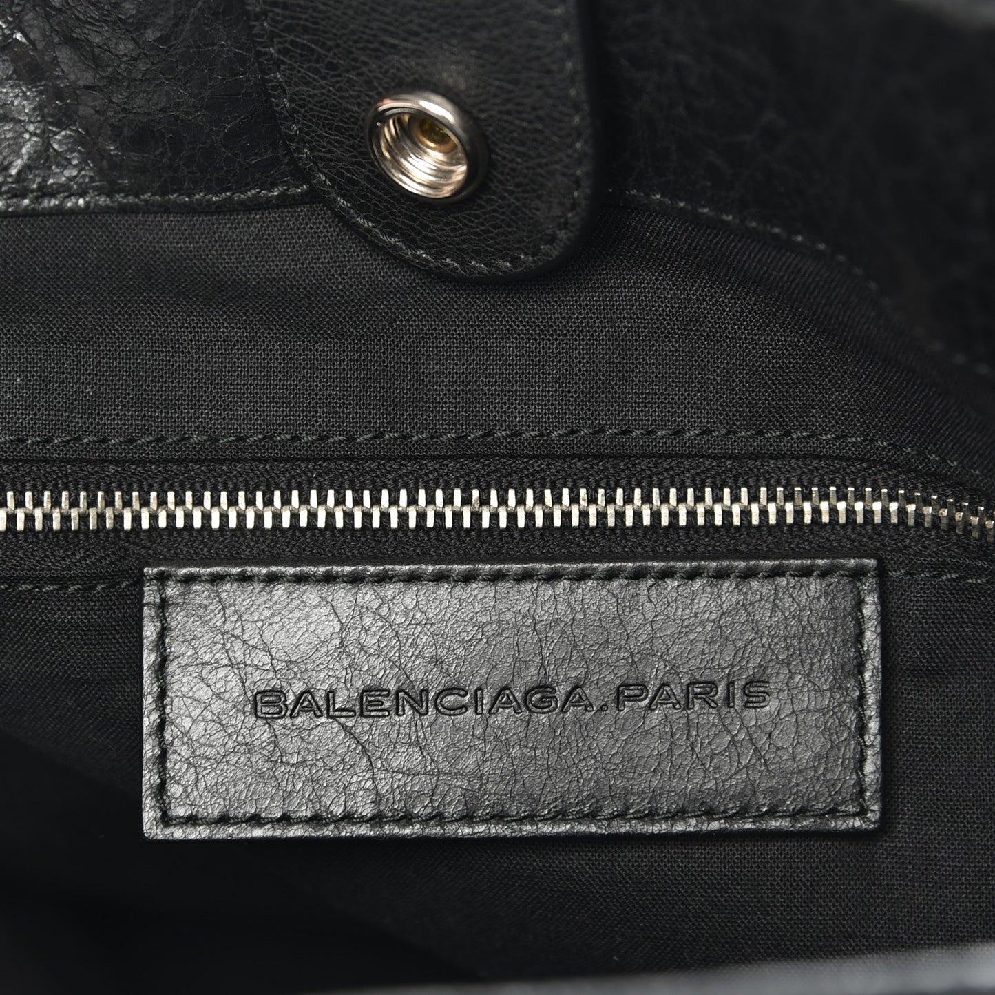 Agneau Mens Classic Hardware Hexagon Tote Black