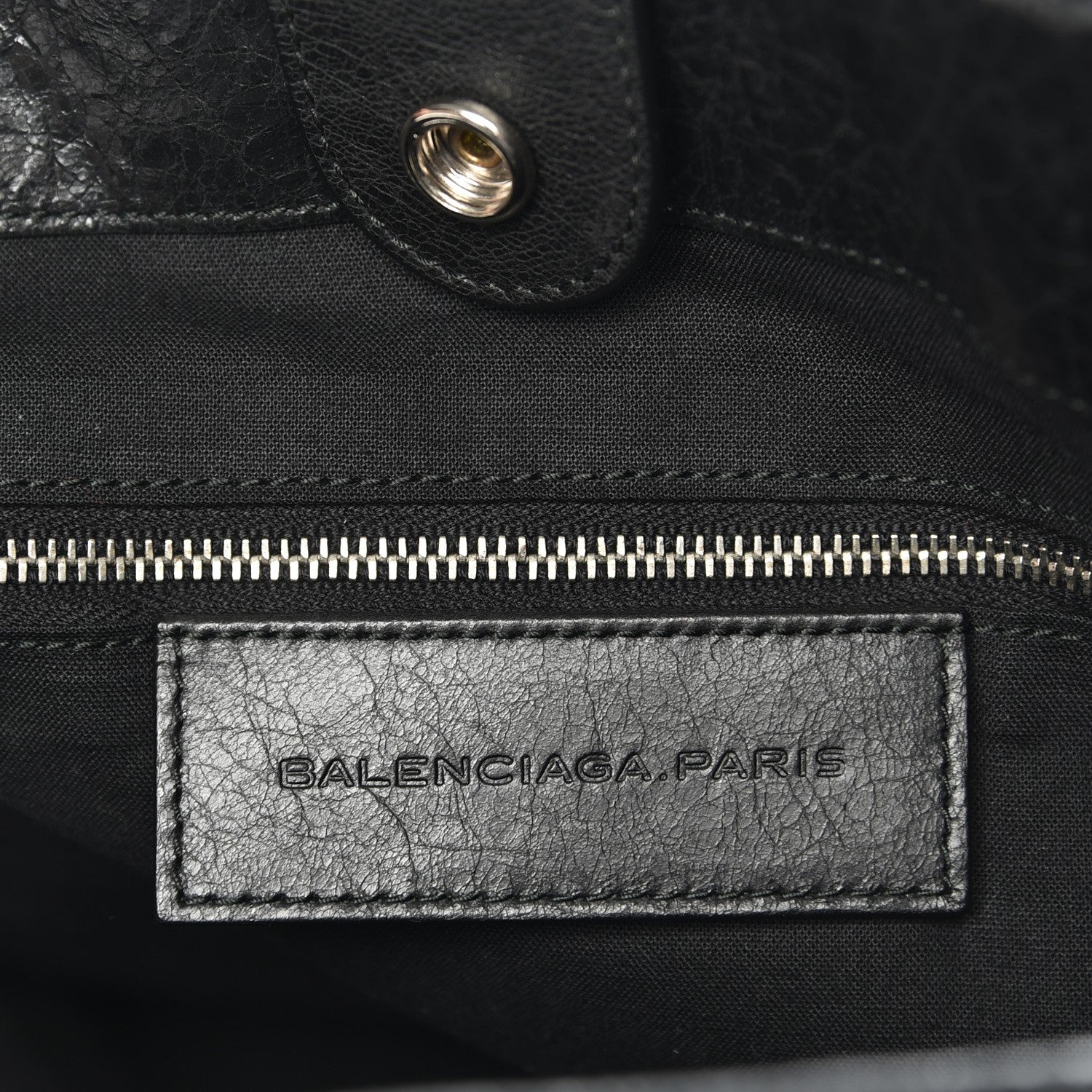 Balenciaga Agneau Mens Classic Hardware Hexagon Tote Black 6 of 7