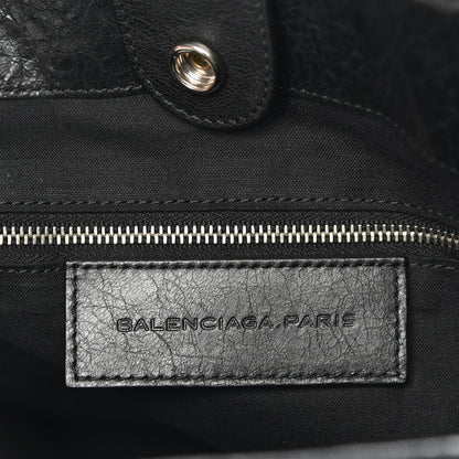 Balenciaga Agneau Mens Classic Hardware Hexagon Tote Black 6 of 7