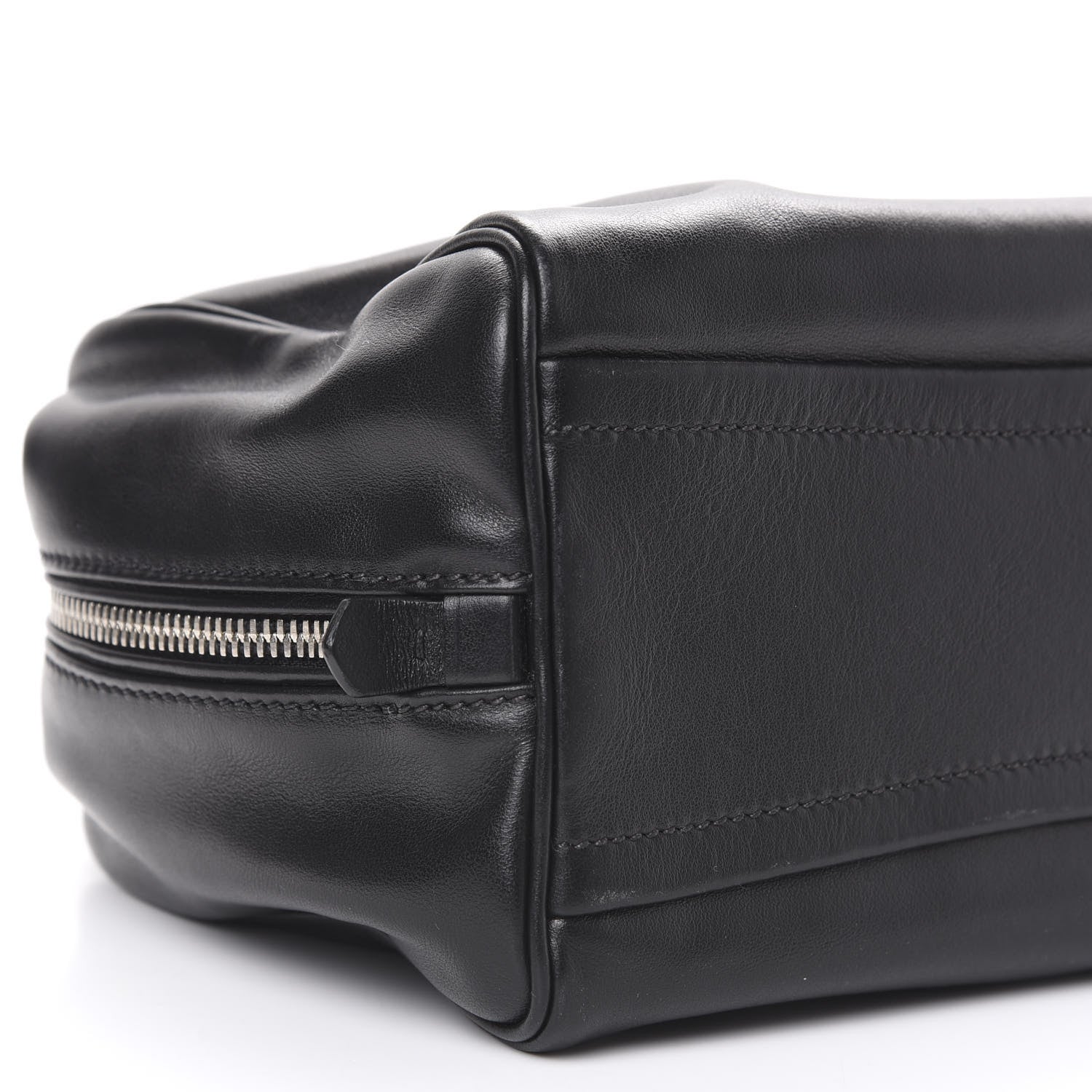 Prada Soft Calf Medium Inside Tote Black Mughetto 8 of 9